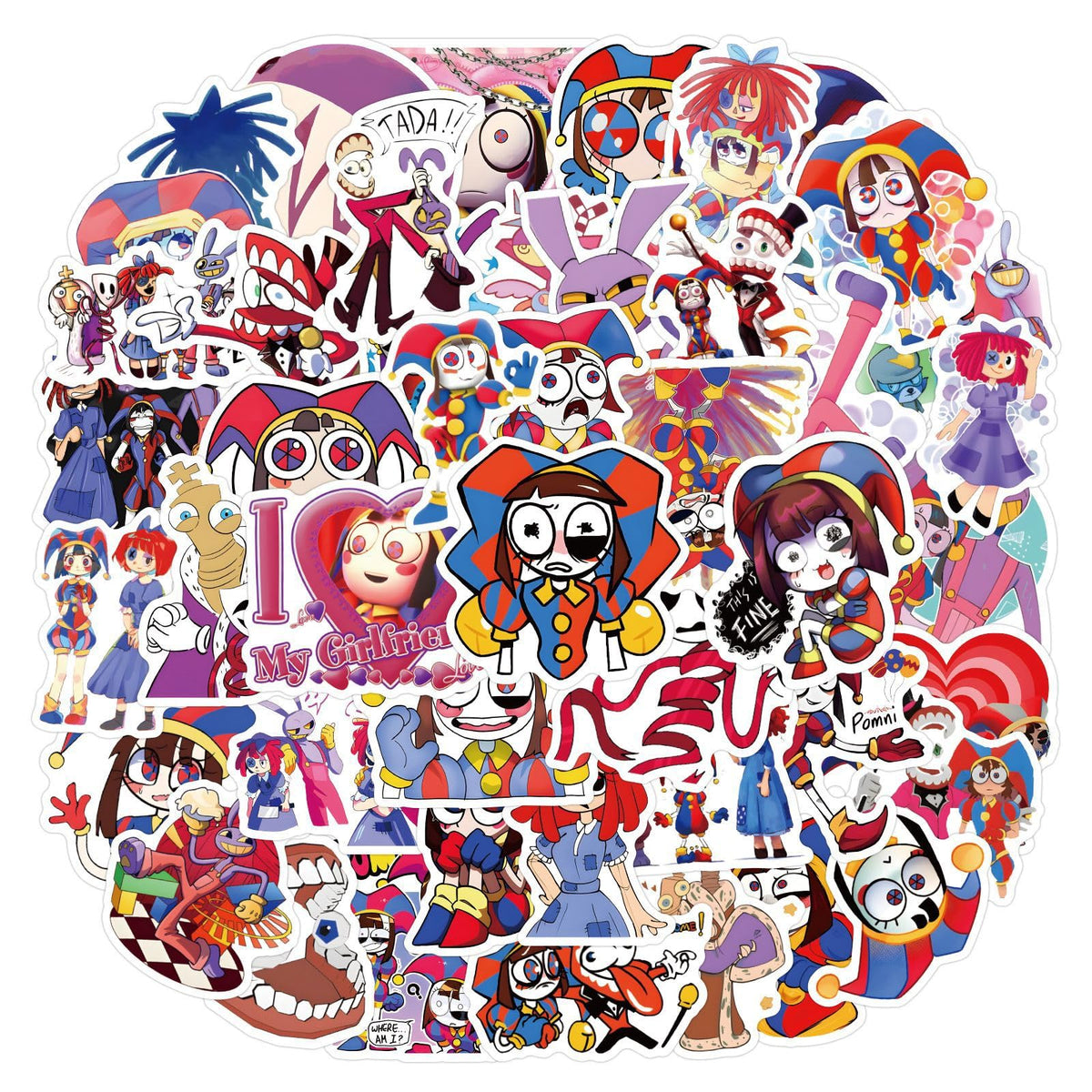 Artvibe TADC Kinger sticker set for planners and school supplies