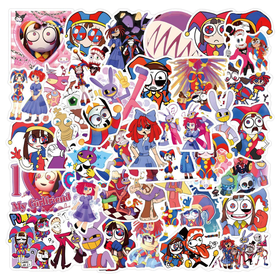 Artvibe TADC Pomni sticker for laptop decoration and personal expression