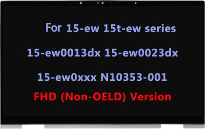 ARUISIFX HP Envy x360 display assembly in silver for full HD clarity