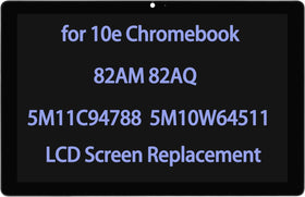 ARUISIFX Lenovo 10e LCD display front view for crisp tablet visuals.