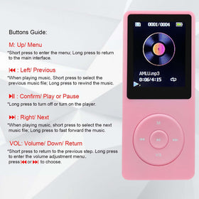 Arungo MP3 Player with FM radio for live broadcasts and updates
