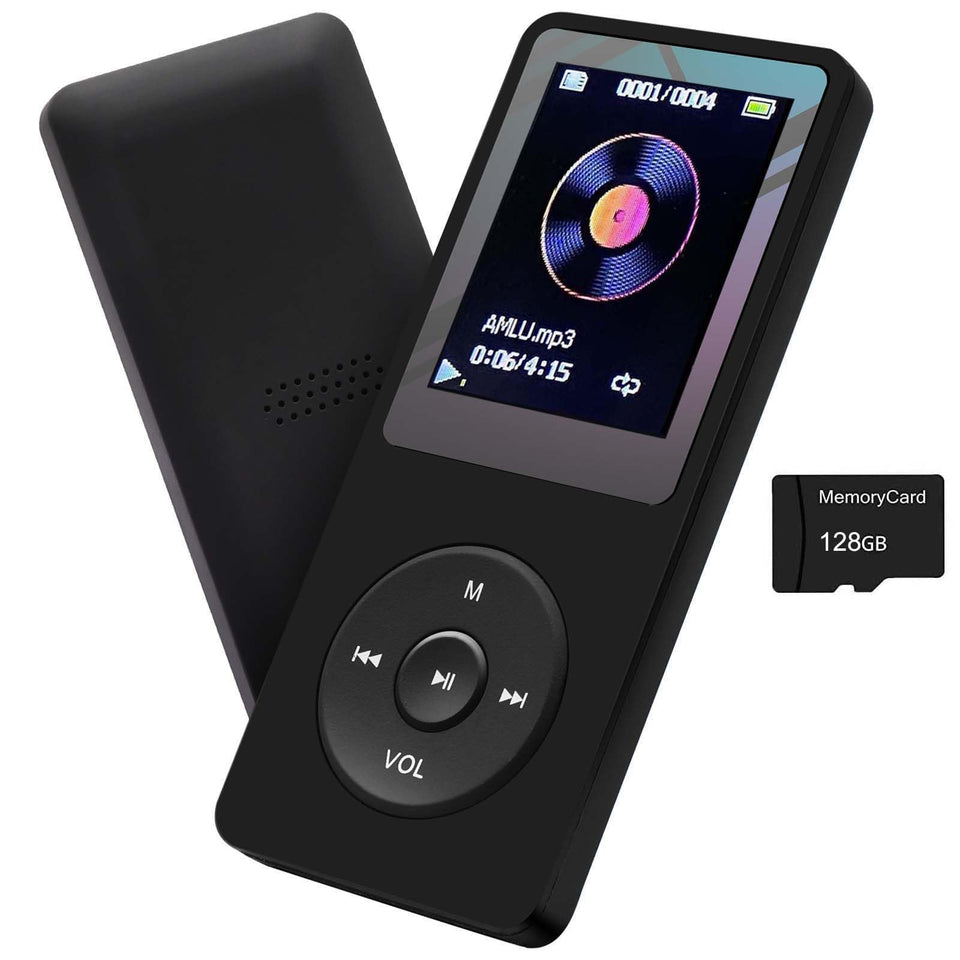 Arungo MP3 Player with 128GB storage for a vast music library on the go