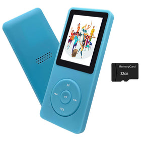 Arungo MP3 Player 32GB front view with 1.8-inch display for quick navigation