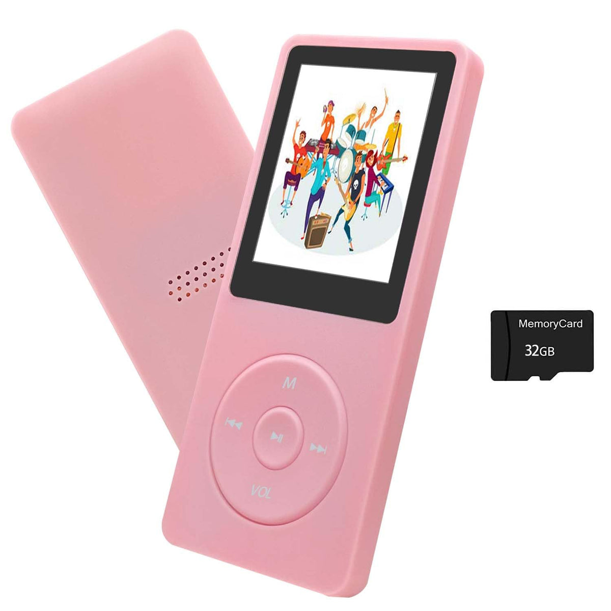 Arungo MP3 Player with speaker and 32GB storage for music on the go