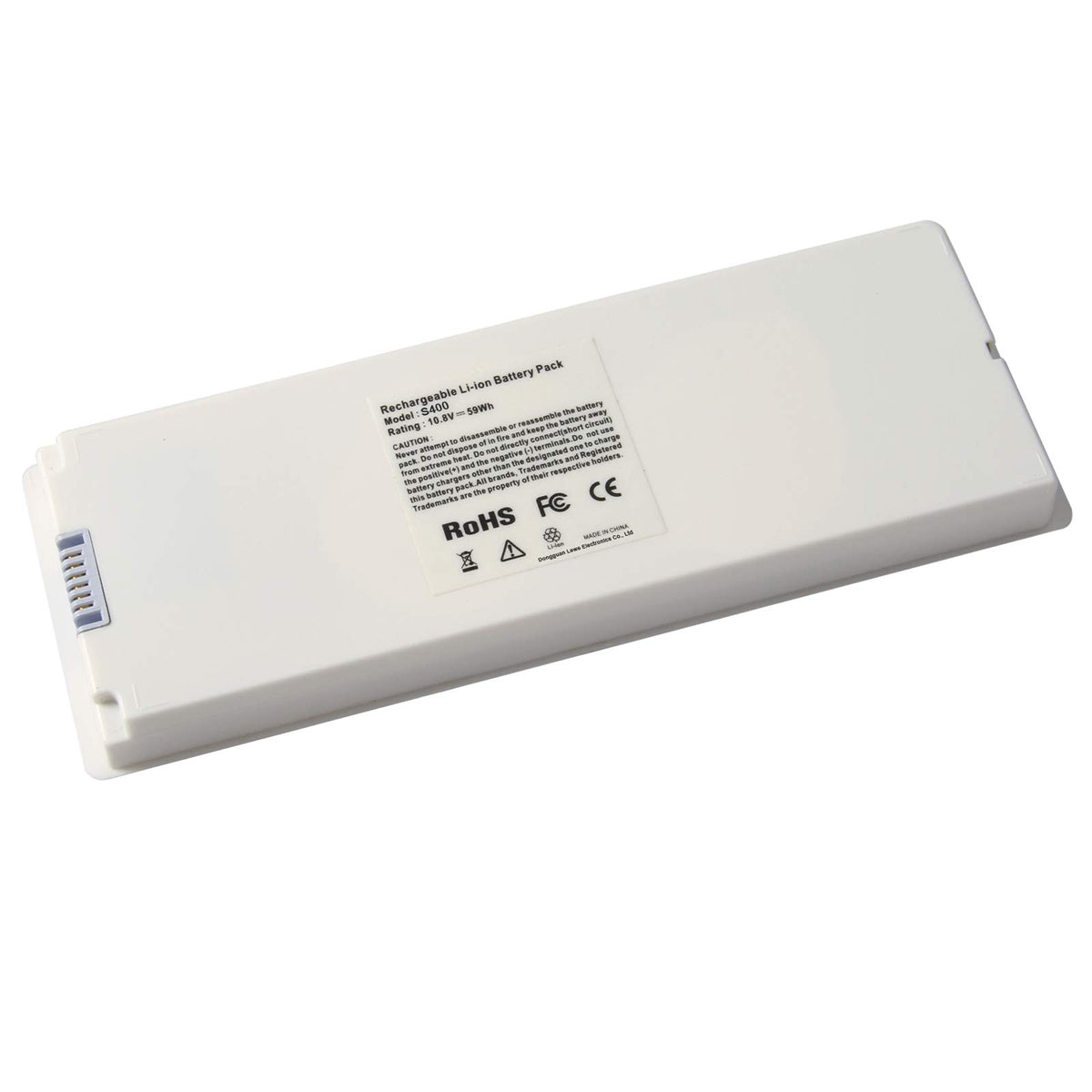 ARyee 59Wh A1185 battery for MacBook 13 front view highlighting design benefits
