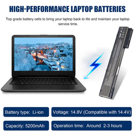 ARyee 8-cell Li-ion battery pack for mobile HP EliteBooks