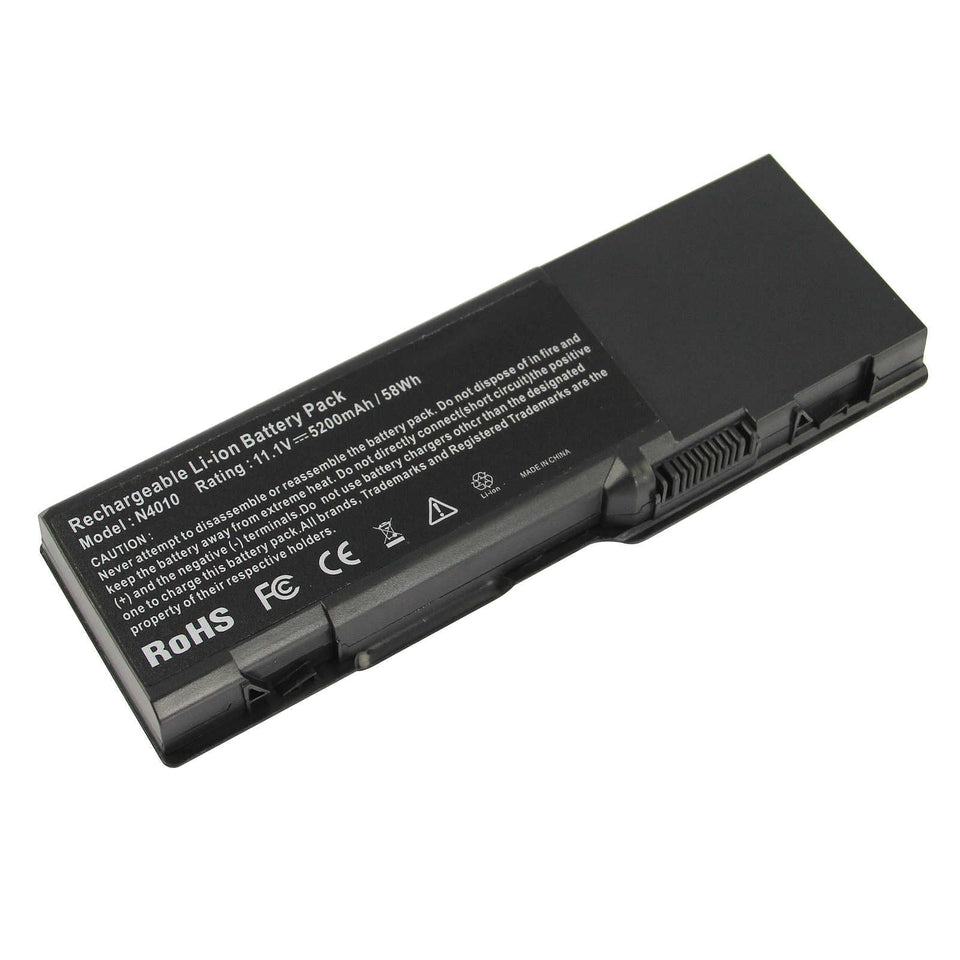 ARyee Dell Inspiron 5200mAh battery front view, compatible fit highlighted