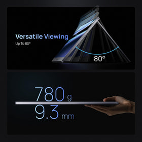 ARZOPA 16.1-inch monitor connected via USB-C highlights universal compatibility.