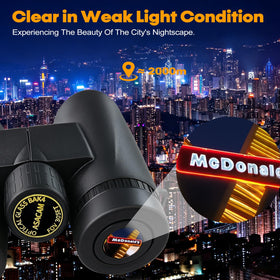 Asacam held in hand to show scale and lightweight travel convenience