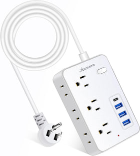 Asamoom 20 ft cord staged across room offers extended reach benefit