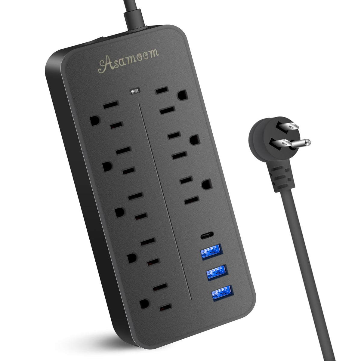 Asamoom held in hand showing scale and portability for convenience