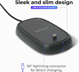 Ascrono black and white variants displayed to show matching aesthetics with Apple devices