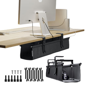 Ascrono under-desk cable tray with 273-inch length for organized cords.