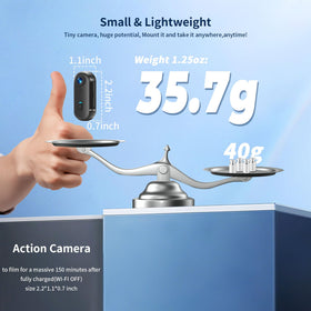 Asdanalili wearable POV clip ready for hands-free adventure footage.