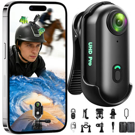 asdazxzx action camera 4K front view for compact, on-the-go filming