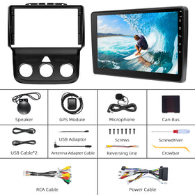 ASENAGO Ram Android 13 interface on a crisp 9-inch display.