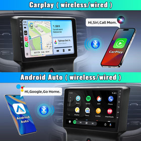 ASENAGO Dodge Ram wireless CarPlay and Android Auto enable seamless smartphone integration.