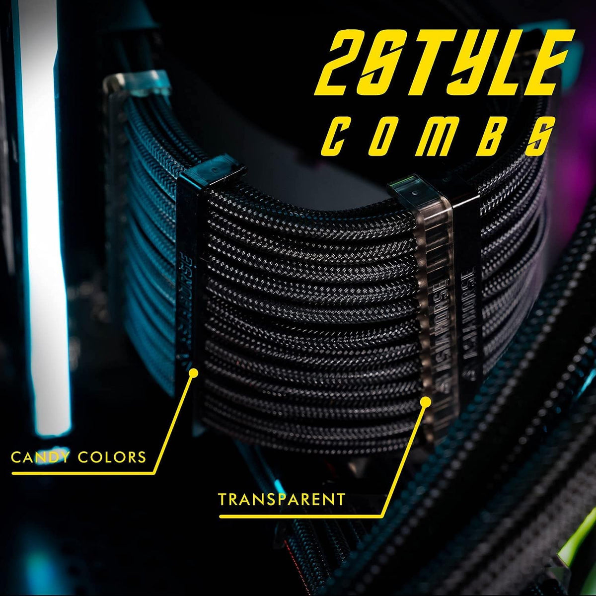 AsiaHorse comb kit helps maintain cable shape and prevent sag.