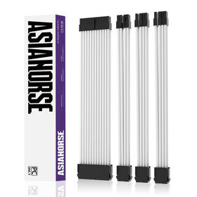AsiaHorse front packaging showing included cables and combs for clean builds