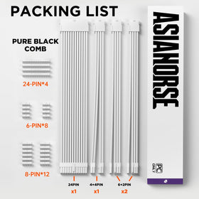 AsiaHorse packaging shows kit contents and combs included