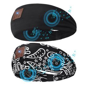 ASIILOVI front view of two-pack headset showing included items and benefits