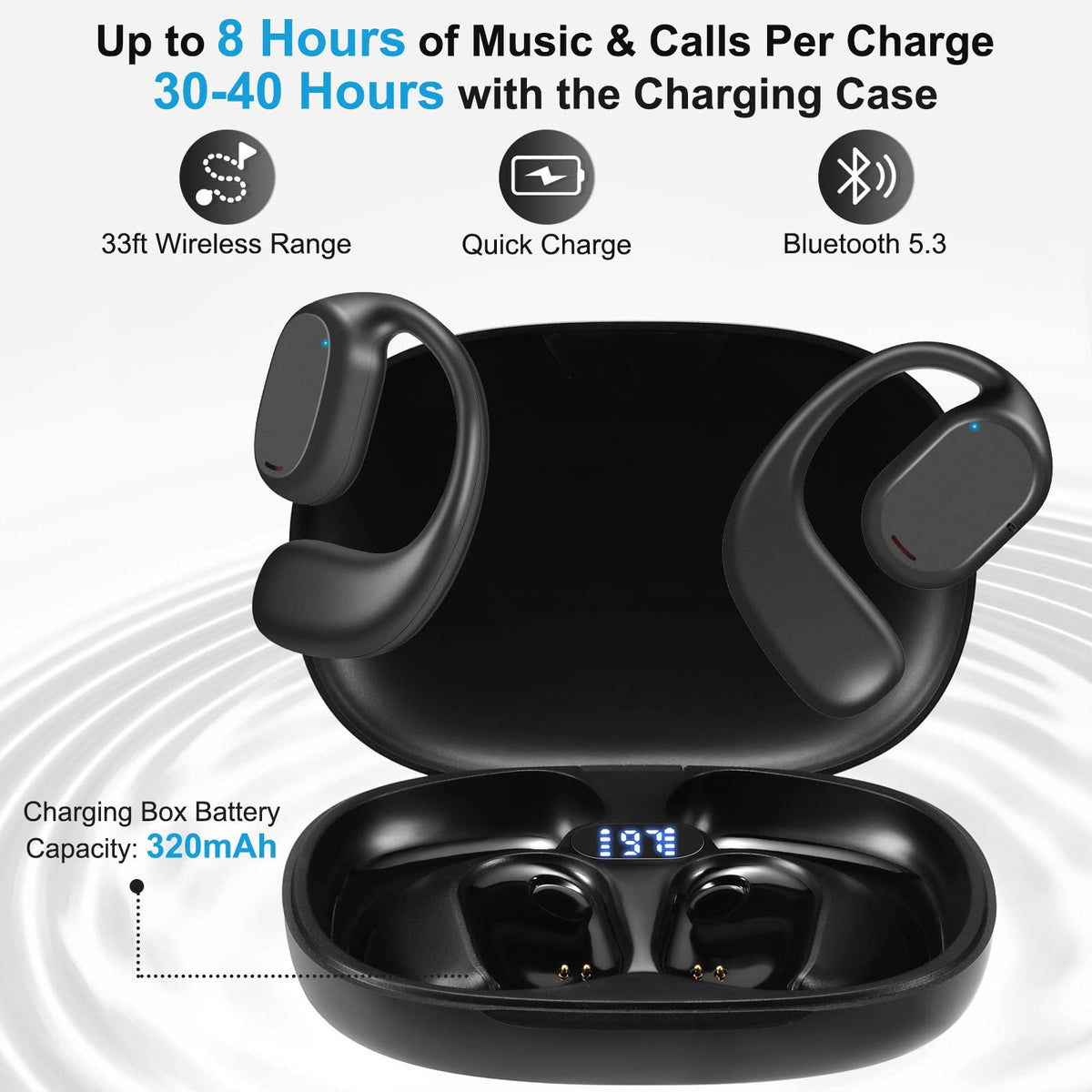 Dual 16.2mm drivers deliver immersive stereo sound