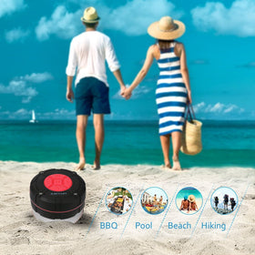 ASIYUN Shower Speaker compact size ideal for travel.