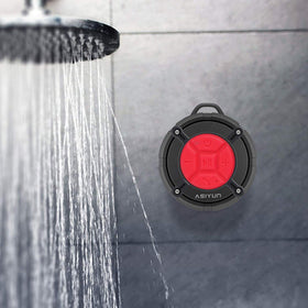 ASIYUN Shower Speaker IPX7 rating supports near-water use.