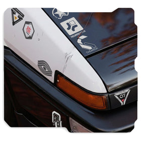 ASKINAMI Chrono-Chrome car stickers add cyberpunk edge to vehicles