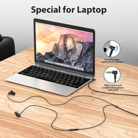 ASKUBSKU earbud tips in three sizes provide a comfortable, secure fit.