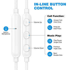 ASKUBSKU magnetic earbuds help reduce clutter when not in use
