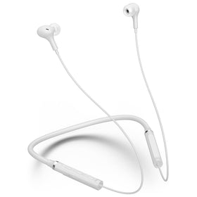 ASKUBSKU neckband earbuds setup image showing quick pairing and seamless connection.
