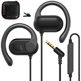 ASKUBSKU open-ear headphones wired clip-on design for comfortable all-day listening