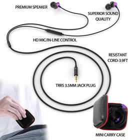 ASKUBSKU earbuds beside smartphone showing compact travel convenience