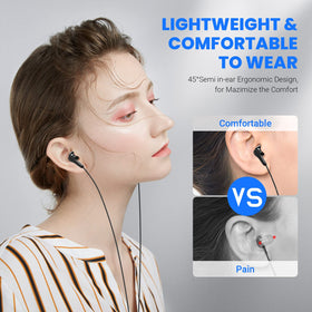 ASKUBSKU USB-C earphones inline controls for easy music and calls