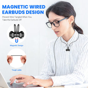 ASKUBSKU USB-C earphones 45-degree semi in-ear comfort fit