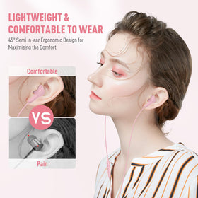 ASKUBSKU USB-C earphones feature ergonomic 45-degree design for day-long comfort