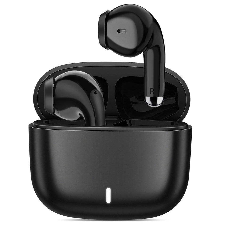 ASKUBSKU wireless earbuds case closed showing compact travel case for portability
