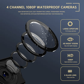 ASLONG right-side camera improves 360 awareness for safer lane changes.