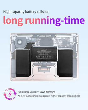 ASMARK A1965 installed in MacBook Air demonstrates stable power for work