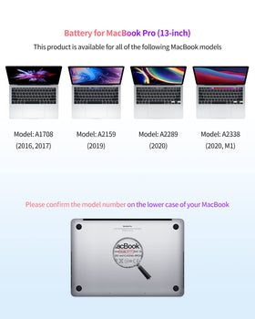 ASMARK high-capacity cells highlighted in the battery for long-lasting MacBook power.