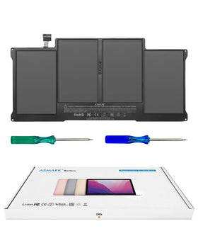 ASMARK front view of replacement battery showing ready-to-install form for MacBook Air and reliable power
