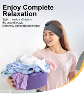 ASMRBAND forehead control module showing easy access and convenient operation
