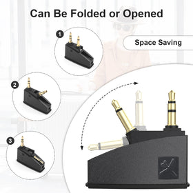 Asobilor gold-plated tip closeup showing corrosion-resistant contact for clearer audio