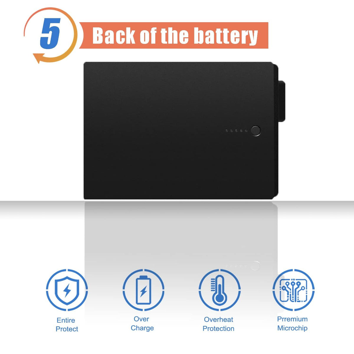 ASODI battery next to a ruler illustrating compact size and exact replacement fit