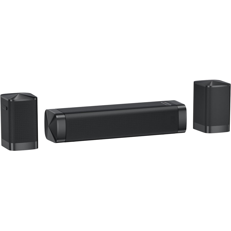 Assistrust center channel speakers with tweeters and woofers for detailed immersive audio