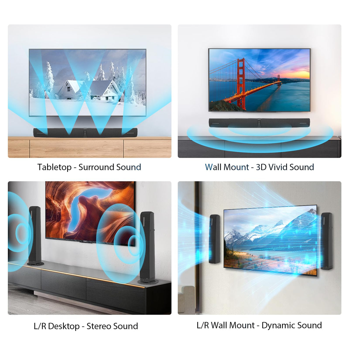Assistrust Sound Bar demonstrates dynamic highs for dramatic explosions with crisp clarity.