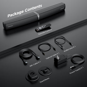 Assistrust Sound Bar includes an extended warranty and 24/7 support.