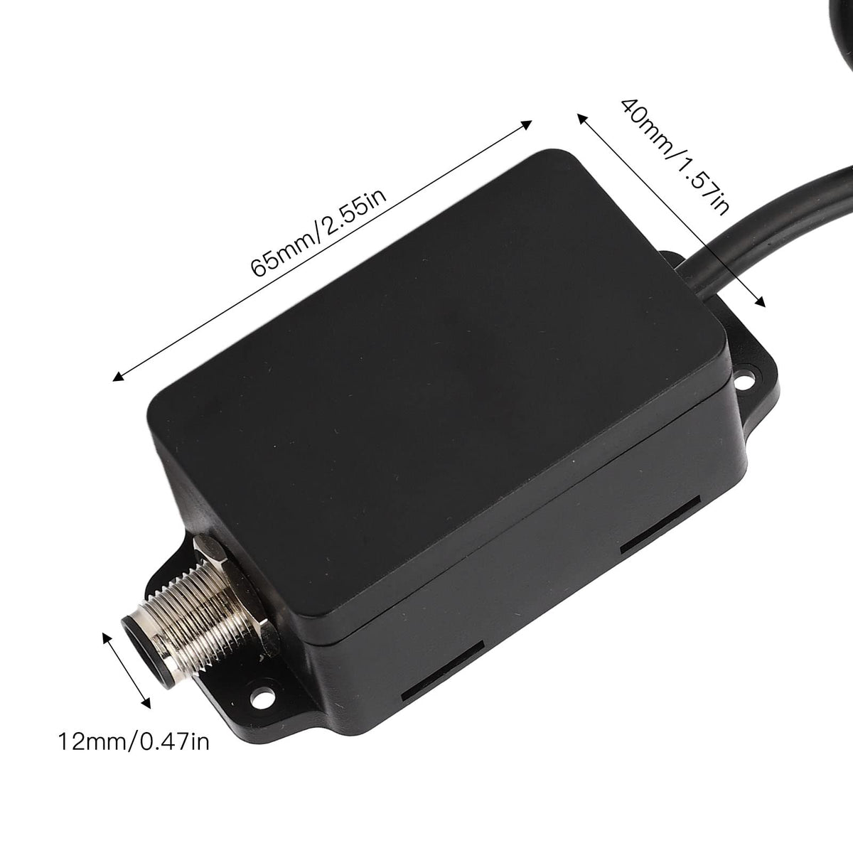 Astibym NMEA2000 converter back panel with connectors for easy sensor integration.