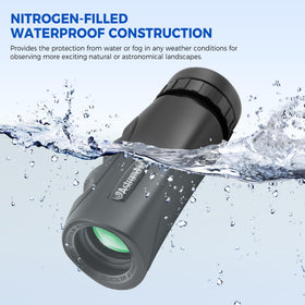 Astromania monocular with carry case and wrist strap for easy transport and protection